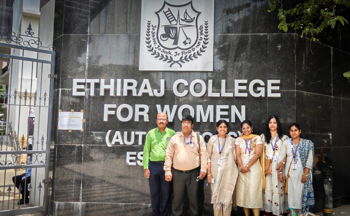 The BMIT team at Ethiraj College for Women