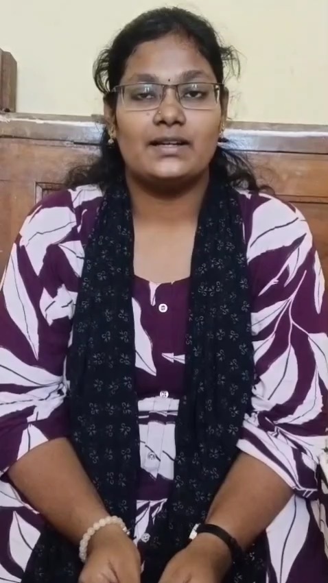 A BMIT student recording a video testimonial